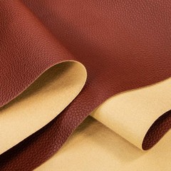 TORRAMI Soft Synthetic PU Fabric Material Faux 1 Yard (54 x 36 inch), Brown