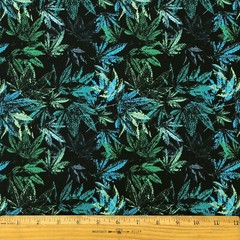 Marijuana Prints Home Decor Fabric Polyester 62″ W Sold by the Yard