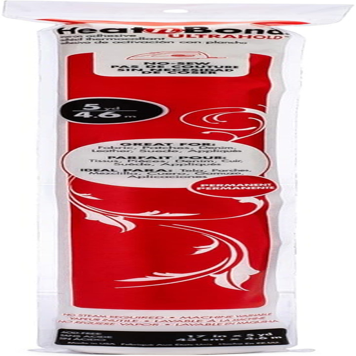 Ultrahold Iron-On Adhesive Value Pack, 17 Inches X 5 Yards, White