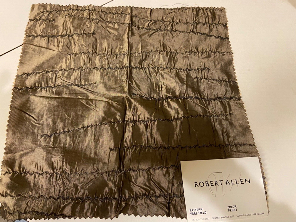 Robert Allen Italy Drapery Fabric (color-Penny)