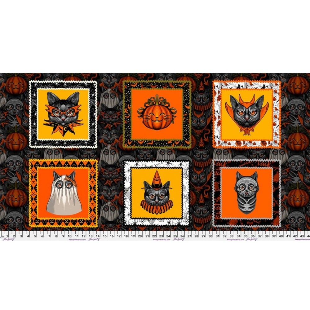 Costumes & Cobwebs Costumes Panel PWRH122 100% Cotton By the Panel