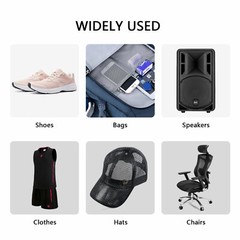 Speaker Grill Cloth Stereo Mesh Fabric Breathable Dustproof Audio Cloth Black