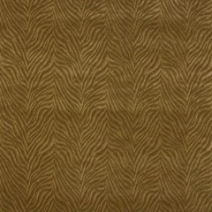 Larsen Tone on Tone Animal Skin Zebra Velvet Fabric MASAI NUTMEG 2.35yd L9470-07