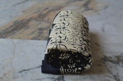 Black & Beige Hand Print Fabric 100% Cotton 20 Yard NO DUTY CHARGES 100%✅ZK-369