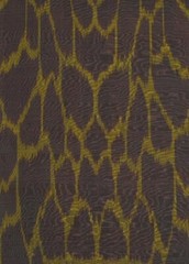 11 Yard HAND MADE UZBEK Natural SILK IKAT ADRAS FABRIC #6744*