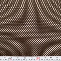 Tan Stars on Brown Unbranded Cotton Fabric by the HALF YARD 18″ x 44″