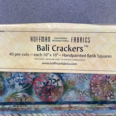 2 Hoffman Fabrics Bali Crackers TIDEPOOL #BC-560 Bali Batik 40 pre-cuts 10×10