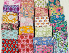 100 Mix Charm Pack Cotton Squares Patchwork Quilting Fabric Bundle Scraps Lot