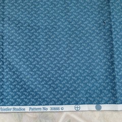 Windham Fabrics Folklore # 30666 Whistler Studios Blue green Ditzy Floral Print
