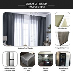 43″ Wide Conductive Faraday Fabric EMP Proof Polyester Material Block RF Signals
