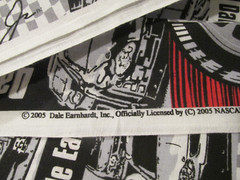 2 yard 10″ x44″ Quilt Sewing Fabric 2005 Dale Earnhardt Jr. Nascar Racing Car #8