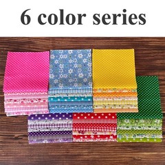 Jukway 42PCS Cotton Fabric Bundles, 10″x10″ Cotton Fabric Patchwork Squares F…
