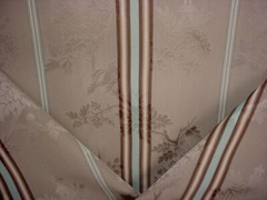 1-1/8Y Brunschwig & Fils 8012126 Harmony Federal Stripe Damask Upholstery Fabric