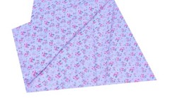 New Indian Printed Cotton White Floral Fabric Craft Print 5 Yard