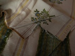 MIXED LOT 7 ASSORTED STYLES COLORS UPHOLSTERY/DRAPERY FABRIC SAMPLES WESTGATE