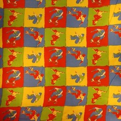 Sports Cotton Flannel Fabric BTY By The Yard 36×42″