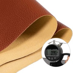 TORRAMI Soft Synthetic PU Fabric Material Faux 1 Yard (54 x 36 inch), Brown