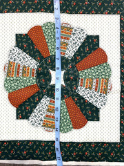 Vtg Cotton Fabric Panels Pillow Top VIP Cranston Print Works Granny’s Trunk