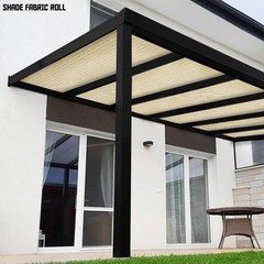 6′ Fabric Roll Sun Shade Cover Fence Screen Patio Balcony Yard Beige 151-300ft
