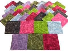 70 5 inch charm pack Tone On Tone fabric squares from 7 different fabric