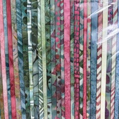 2 Hoffman Fabrics Bali Crackers TIDEPOOL #BC-560 Bali Batik 40 pre-cuts 10×10