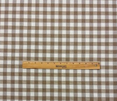 BALLARD DESIGNS SUNBRELLA GALE FAWN GINGHAM CHECK OUTDOOR FABRIC BY YARD 54″W