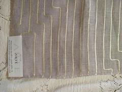 Linen Fabric Sample Upholstery Craft Art Pillow Fashion Designer Tapestry 27×26″