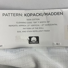 Nate Berry’s 4 Large Fabric Samples 25 1/2″ W X 25 1/2″ L, Various 4 Colors