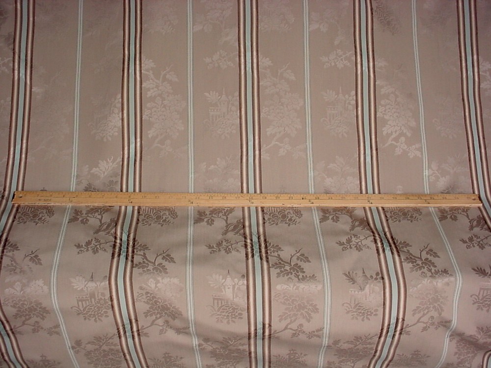 1-1/8Y Brunschwig & Fils 8012126 Harmony Federal Stripe Damask Upholstery Fabric