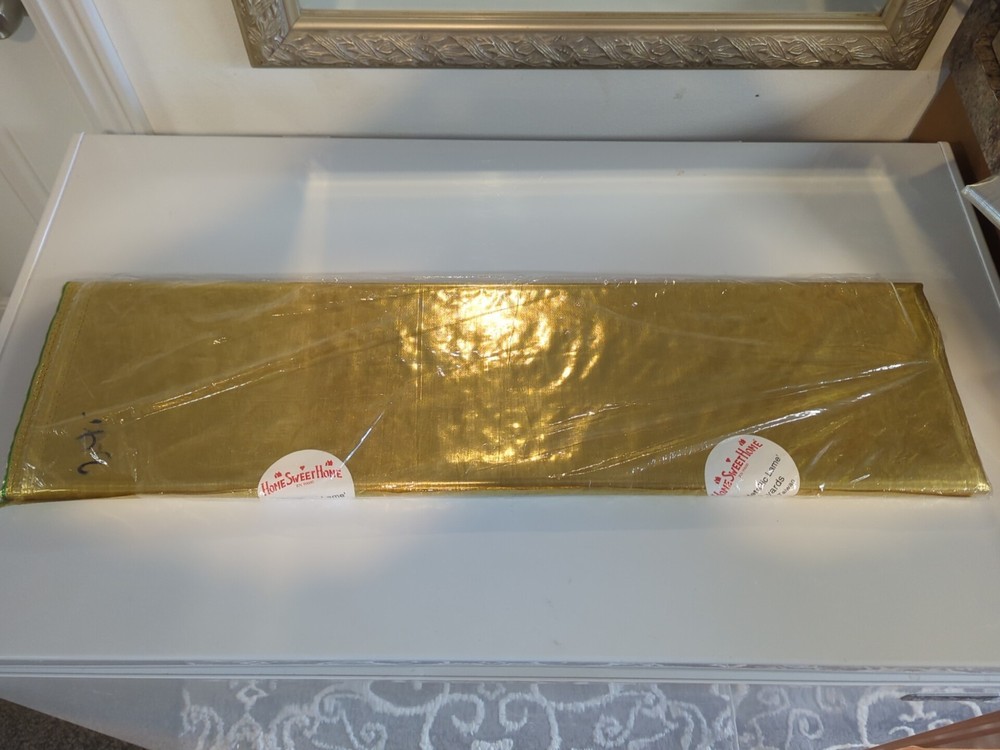 Home Sweet Home Gold 60″ By 10 Yard Metallic Lame For Crafts And Decoration