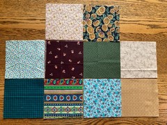 Lot 300, 5″ x 5″ Fabric Squares Precut Quilt Blocks 3 of Each All Pictured (2)