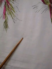 Vintage Floral Fabric with parrots birds, 4 yards, 36″ Wide cotton