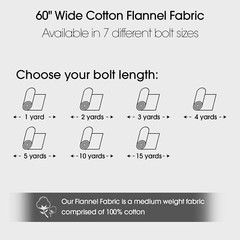 Black Red White Plaid Cotton Flannel Fabric – 60″ Wide – Sold by the Yard