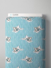 1/2 Yard – Goodnight Moon | Storytime in White (227863) | 100% Organic Cotton