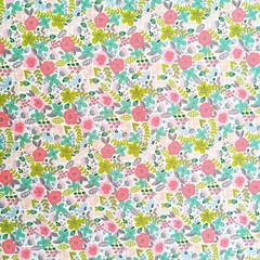 Sustainable High-Quality Cotton Fabric Pack – 8 Floral Pre-Cut Sheets 19.69″