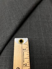 $38 for 2 Yards Real 100% Wool Fabric Suiting, (Micro Check Style)