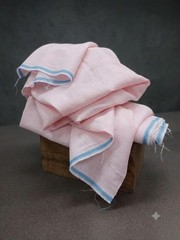 Pink Cotton Chambray Fabric – 56″ Lightweight Soft Apparel by the Yard