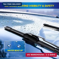 5 PLUS® Silicone Windshield Wipers Replacement for 2016 2017 2018 2019 2020 2021