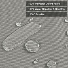 Thickened Waterproof Canvas Fabric by The Yard 1200D 58″ W Outdoor Upholstery Ma