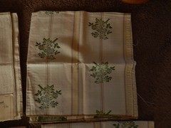 MIXED LOT 7 ASSORTED STYLES COLORS UPHOLSTERY/DRAPERY FABRIC SAMPLES WESTGATE