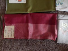MIXED LOT 7 ASSORTED STYLES COLORS UPHOLSTERY/DRAPERY FABRIC SAMPLES WESTGATE