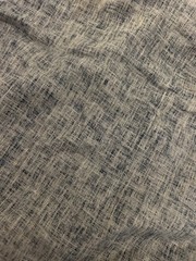 100% Linen Fabric – Reversible Black & Grey White Weave – Light 59″ Wide BTY