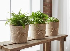 Burlap Fabric Roll | 40-Inch Wide x 150 ft Long | 40″ by 50 Yards | Non- Fray…