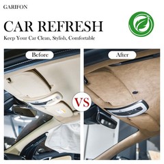Brown Suede Headliner Fabric, 54″ L×60″ W Car Headliner Material, Tela para T…