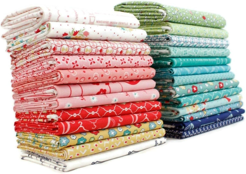 Vintage Happy 2 Fat Eighth Bundle (27 Pieces) by Lori Holt for 9 X 21 Inches (2