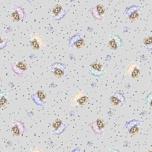 Whiskers & Paws By Maywood Studio – Grey Tiny Teacups #10419-K