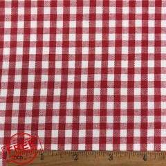 Red/White Gingham Fabric 2 Yard pre Cut 57″