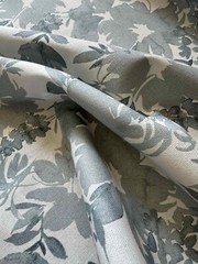 Zinnia Floral in Shy Blue – Premier Prints Cotton Canvas Fabric