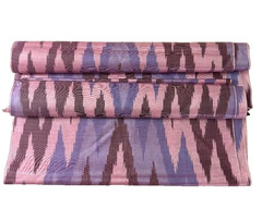 PURE UZBEK IKAT SHOI SILK FABRIC-FINE & DELICATE-100% SILK – TOP QUALITY FABRIC