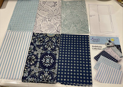 Annie’s Creative Quilters Fabric Pack+ Pattern, Andalusia Collection FQ068 New